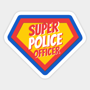 Police Officer Gifts | Super Police Officer Sticker